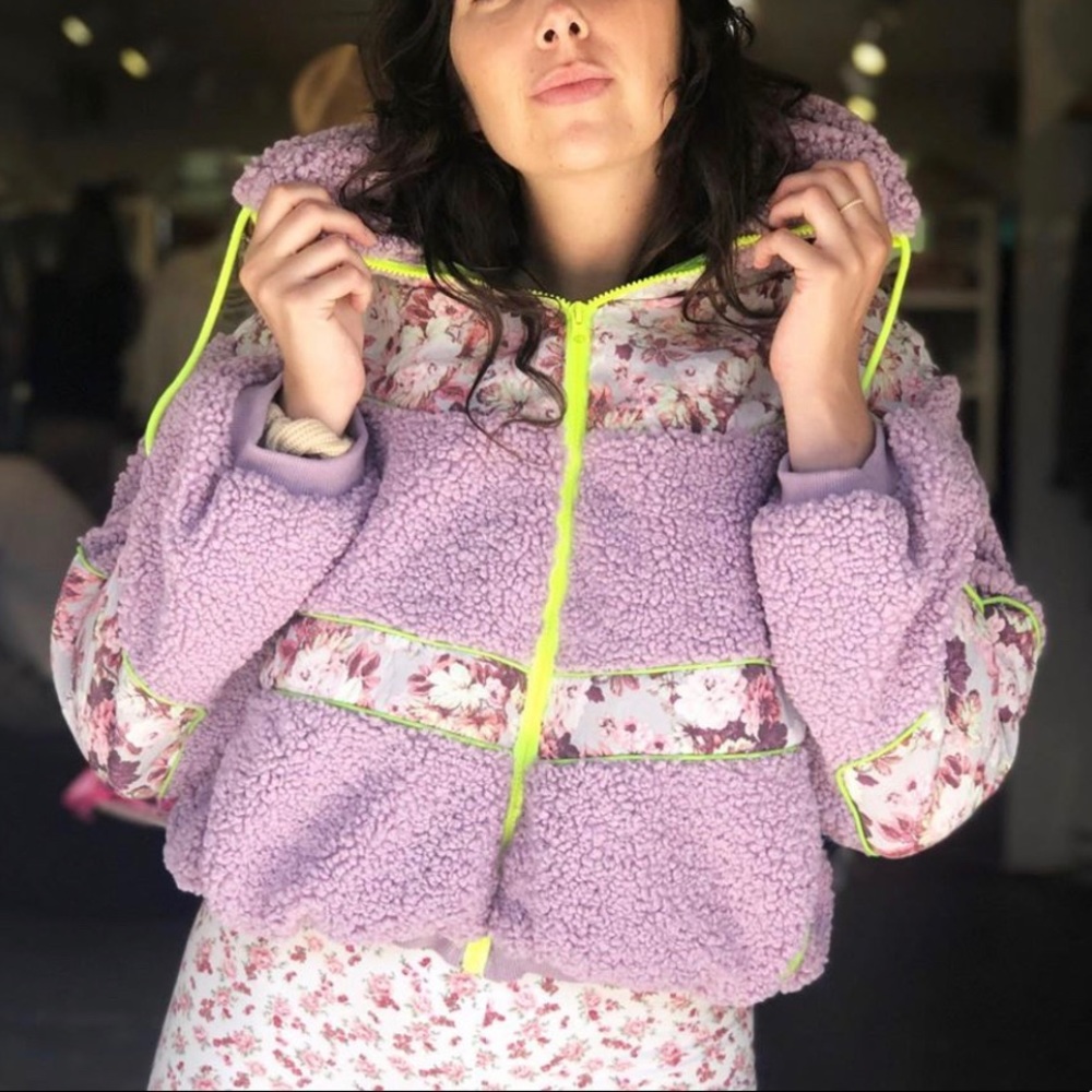 For Love & Lemons Sloane Shearling Jacket